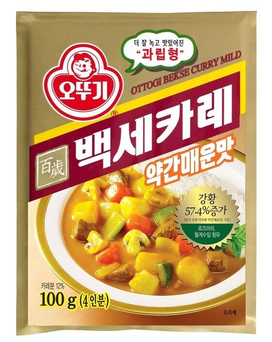 본문 이미지 - 오뚜기 백세카레 제품 이미지.. /사진제공 = 오뚜기 ⓒ News1