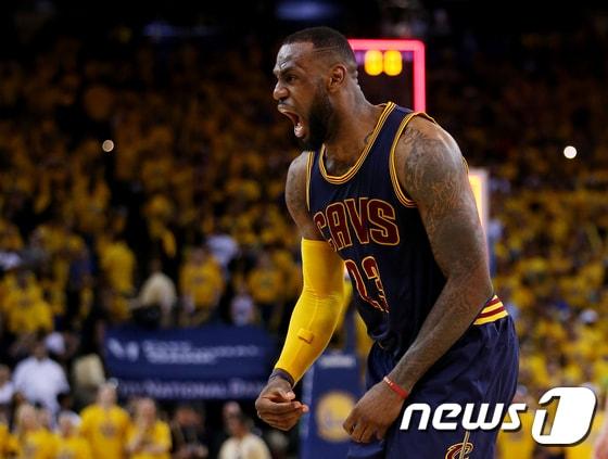 본문 이미지 - 클리블랜드 캐벌리어스 르브론 제임스. ⓒ AFP=News1