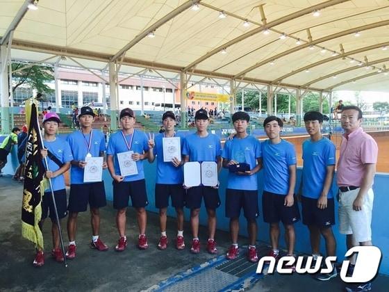 본문 이미지 - 대전대학교 정구부가 '대통령기 전국정구대회’대회 2연패를 달성했다. ⓒ News1