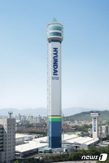 본문 이미지 - 경기도 이천에 있는 현대엘리베이터의 &acute;현대아산타워&acute; 전경 (현대엘리베이터 제공) ⓒ News1