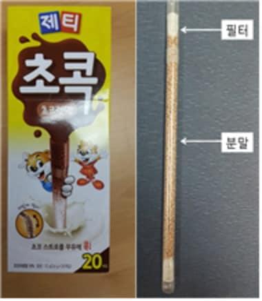 본문 이미지 - 동서식품의 '제티 초콕' (한국소비자원 제공) ⓒ News1