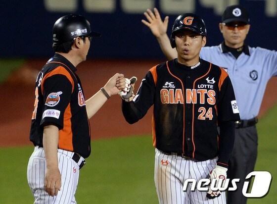 본문 이미지 - 롯데 자이언츠 김문호. /뉴스1 ⓒ News1 신웅수 기자