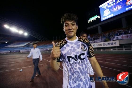 본문 이미지 - 서울 이랜드 FC의 골잡이 주민규. (한국프로축구연맹 제공) ⓒ News1