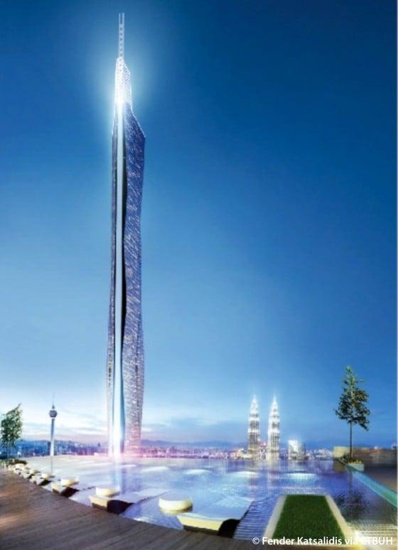 본문 이미지 -  KL118 조감도 /자료제공=The Skyscraper Center ⓒ News1