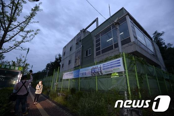 본문 이미지 - 서울 은평구 진관동의 검문소. ⓒ News1