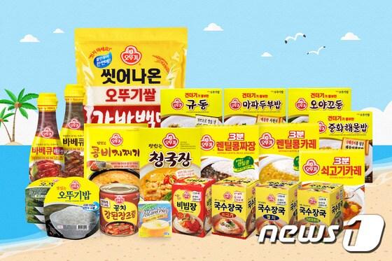 본문 이미지 - 오뚜기는 급증하고 있는 캠핑족 트렌드에 맞춰 간편하게 조리할 수 있는 제품을 잇따라 출시하고 있다. /사진제공 = 오뚜기 ⓒ News1