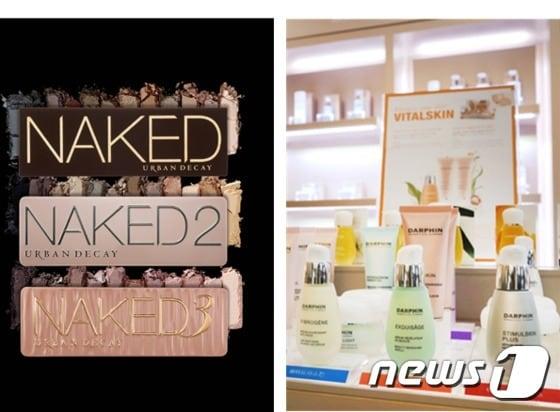 본문 이미지 - 사진 왼쪽부터 미국 브랜드 '어반디케이(Urban Decay)', 프랑스 프리미엄 화장품 브랜드 '달팡' ⓒ News1