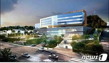 본문 이미지 - 2017년 준공 예정인 인천보훈병원 조감도. 인천시 제공ⓒ News1