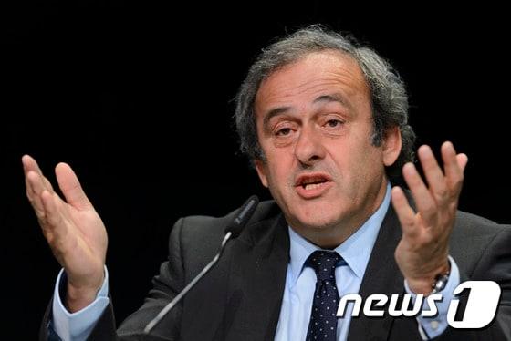 본문 이미지 - 미셸 플라티니 전 UEFA 회장. ⓒ AFP=News1