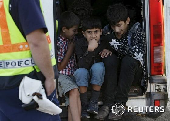 본문 이미지 - 오스트리아에 유입된 시리아 난민. ⓒ 로이터=뉴스1 