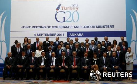 본문 이미지 - 지난해 터키 수도 앙카라에서 열린 G20 재무장관 및 중앙은행 총재 회의.ⓒ 로이터=뉴스1
