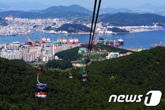 본문 이미지 -  통영케이블카 (통영관광개발공사 제공) ⓒ News1 이상욱 기자
