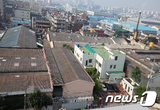 본문 이미지 - 1976년 준공된 서대구산업단지 모습. /ⓒ News1
