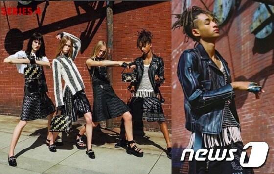 본문 이미지 - 명품 브랜드 루이비통의 '여성복' 모델이 된 윌 스미스의 아들이자 영화 배우 제이든 스미스. ⓒ News1