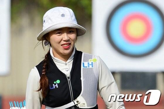본문 이미지 - 여자 양궁 대표팀 장혜진. /뉴스1 DBⓒ News1 민경석 기자