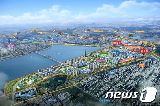 본문 이미지 - 배곧지구 조감도(LH 제공)ⓒ News1