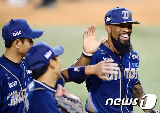 본문 이미지 - NC 다이노스 외국인타자 에릭 테임즈. /뉴스1 ⓒ News1 박세연 기자