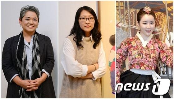 본문 이미지 - 왼쪽부터 이동연, 신선미, 김현정 작가. ⓒ News1