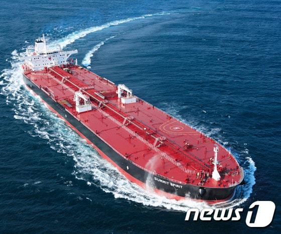 본문 이미지 - 삼성중공업 수에즈막스급 유조선. ⓒ News1