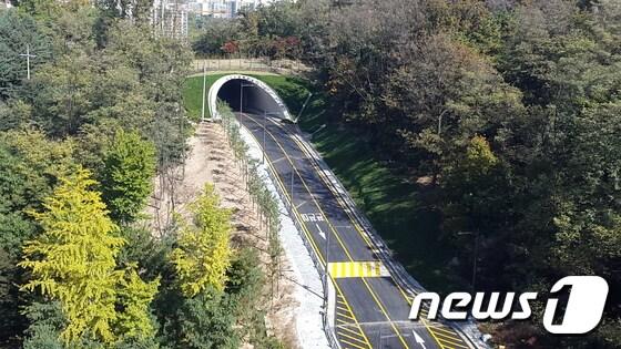 본문 이미지 - 1일 개통한 노원구 월계로~도봉구 창동길 도로(노원구 제공) 2016.11.1ⓒ News1