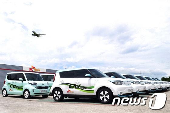 본문 이미지 - SK네트웍스 제주도 EV렌터카. ⓒ News1