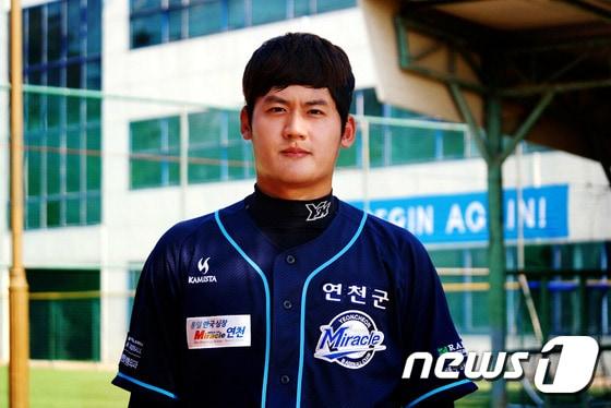 본문 이미지 - 독립야구단 연천 미라클 출신으로 NC 다이노스에 입단한 윤국영. (연천 미라클 제공) ⓒ News1