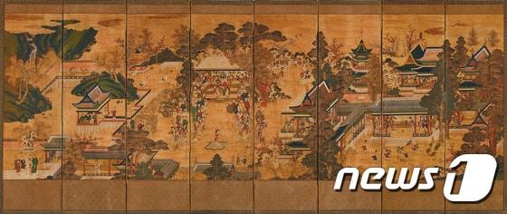 본문 이미지 - 국립고궁박물관 소장 곽분양행락도. (국외소재문화재재단 제공) ⓒ News1