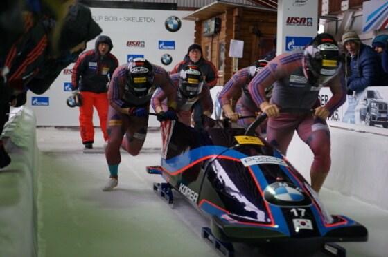 본문 이미지 - 한국 봅슬레이 4인승 대표팀. (대한봅슬레이스켈레톤연맹 제공)ⓒ News1