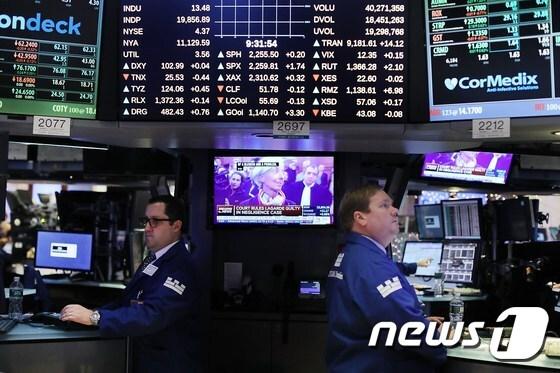 본문 이미지 - 뉴욕증권거래소(NYSE). ⓒ AFP=뉴스1