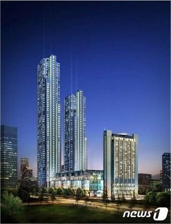 본문 이미지 - 파크원 조감도/자료제공=포스코 건설ⓒ News1