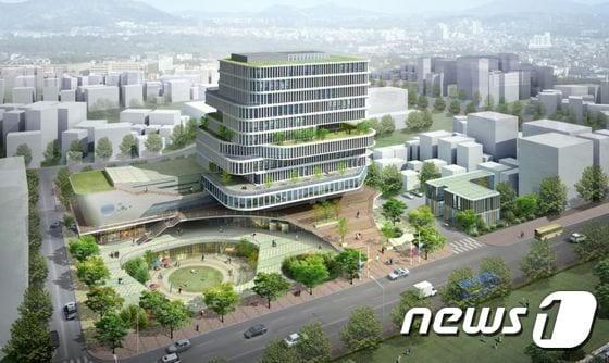 본문 이미지 - 서울시 교육청 신청사 조감도.(서울시 제공) ⓒ News1