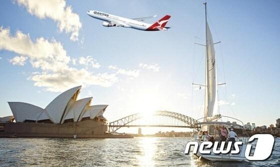 본문 이미지 - 콴타스호주항공은 시드니 왕복항공권을 84만원부터 판매하는 프로모션을 진행 중이다.ⓒ News1