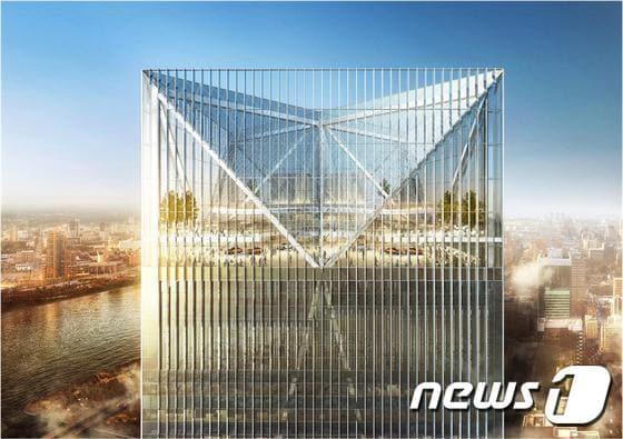 본문 이미지 - 현대자동차그룹 글로벌비즈니스센터(GBC) 통합사옥 104~105층에 자리할 전망대 예상도(제공=현대자동차그룹) ⓒ News1