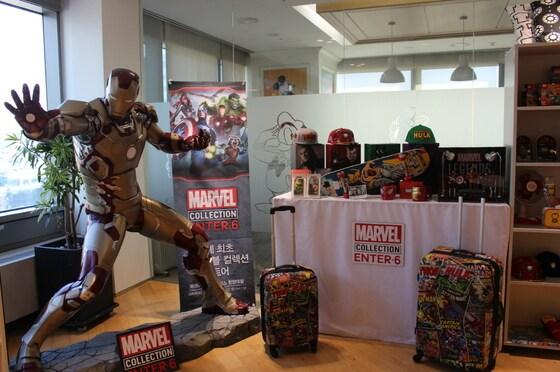본문 이미지 - 월트디즈니코리아 본사 내 마련된 캐릭터 전시공간. ⓒ News1