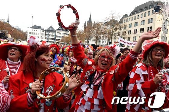 본문 이미지 - 독일 쾰른 카니발. ⓒ AFP=뉴스1