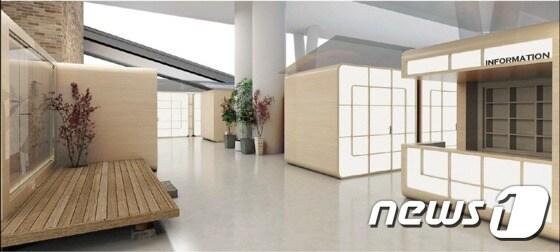 본문 이미지 - 인천국제공항 교통센터 내 설치될 '캡슐호텔' 이미지(국토교통부 제공)/뉴스1ⓒ News1