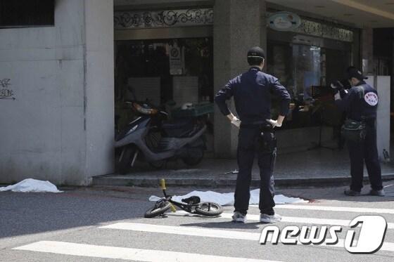본문 이미지 - 대만 4세 여자아이가 살해된 현장 사진(사진출처=중앙통신사)ⓒ 뉴스1