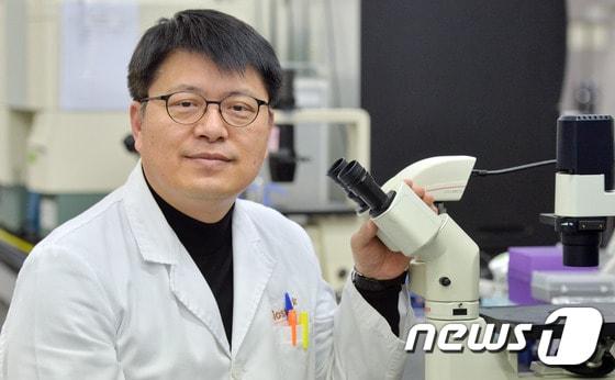 본문 이미지 - 라정찬 네이처셀 대표 ⓒ News1 김명섭 기자