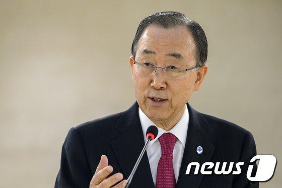 본문 이미지 - 반기문 유엔 사무총장. ⓒ AFP=뉴스1
