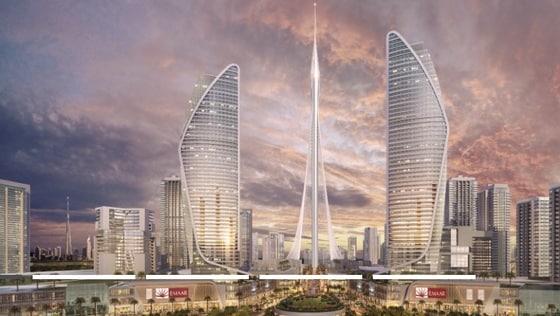 본문 이미지 - 두바이에 들어설 초고층 건물 '더 타워'의 모습. (에마르 프로퍼티 제공) ⓒ 뉴스1