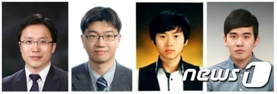 본문 이미지 - 왼쪽부터 장호원 서울대 재료공학부 교수, 김수영 중앙대 화학신소재공학부 교수, 권기창·최석훈 서울대 재료공학부 박사과정생. (서울대 제공) ⓒ News1