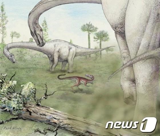 본문 이미지 - 공룡 상상도. ⓒ AFP=뉴스1