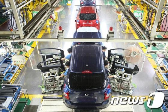 본문 이미지 - 쌍용차 평택공장ⓒ News1