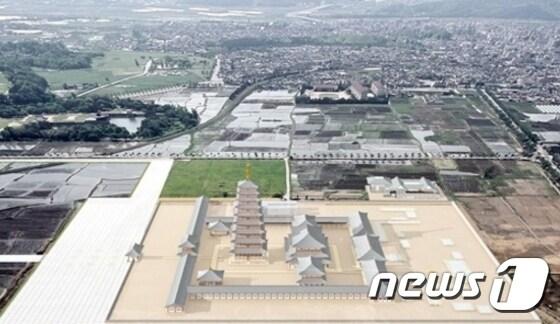 본문 이미지 - 황룡사역사문화관조감도ⓒ News1