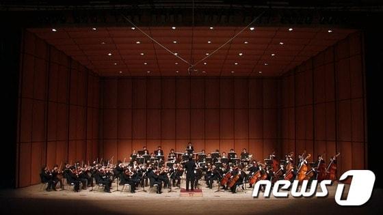 본문 이미지 - 광주시립교향악단 공연 모습 ⓒ News1