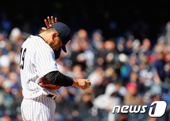 본문 이미지 - 뉴욕 양키스가 메이저리그에서 가장 가치가 높은 구단으로 선정됐다. ⓒ AFP=News1