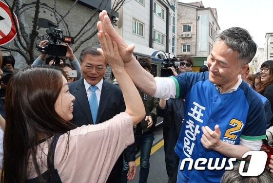 본문 이미지 - 표창원(용인시정) 더불어민주당 후보.2016.4.6/뉴스1 ⓒ News1 이재명 기자