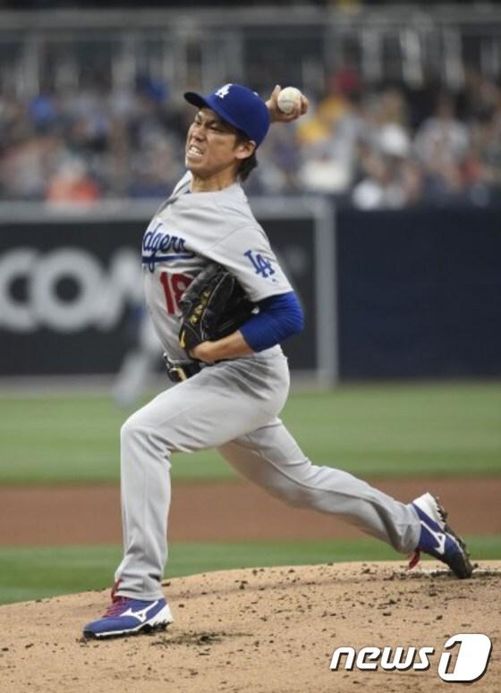 본문 이미지 - 마에다 겐타(LA 다저스). /AFP=뉴스1 ⓒ News1
