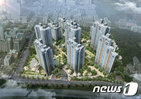 본문 이미지 - 거제센트럴자이 조감도 /자료제공=GS건설 ⓒ News1