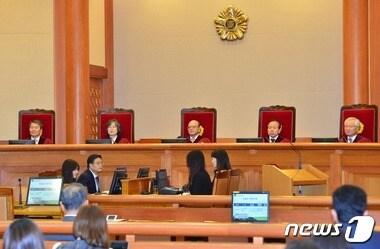 본문 이미지 - 헌법재판소 대심판정 ⓒ News1 민경석 기자